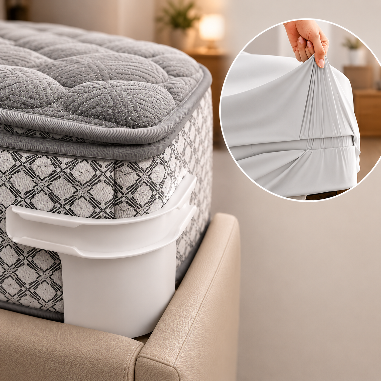 FixeLit™ – Gardez vos draps parfaitement en place